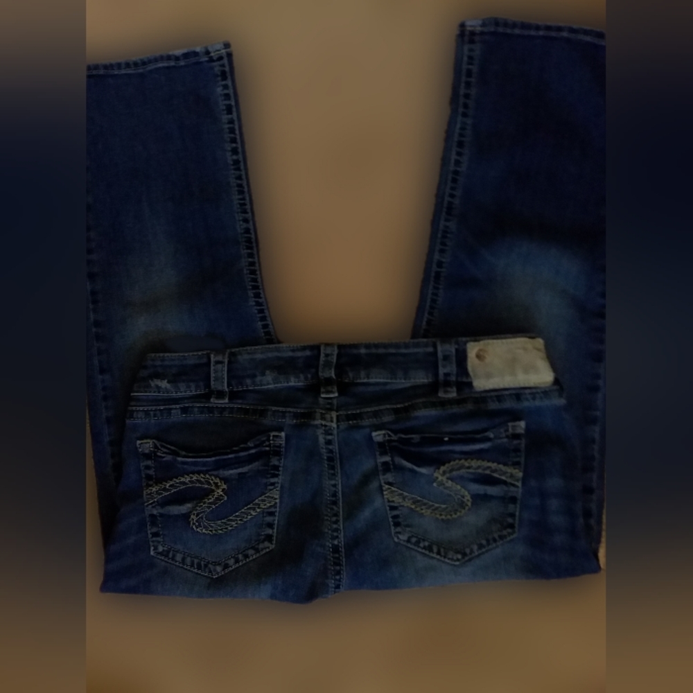 COPY - Silver capri jeans W31-L22 - Picture 3 of 8